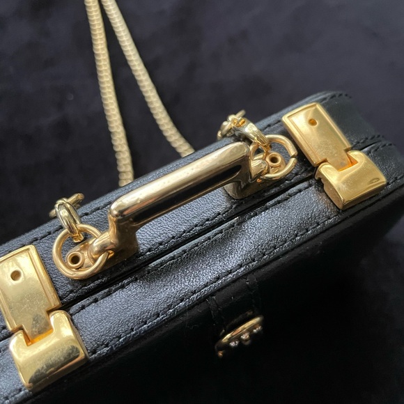 Small size party bag (mirror inside)- patented genuine leather - Picture 7 of 10